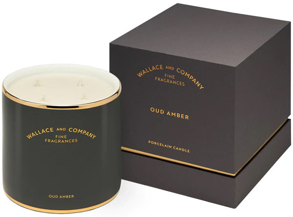 Oud Amber Porcelain Candle 750 ml - Image 2