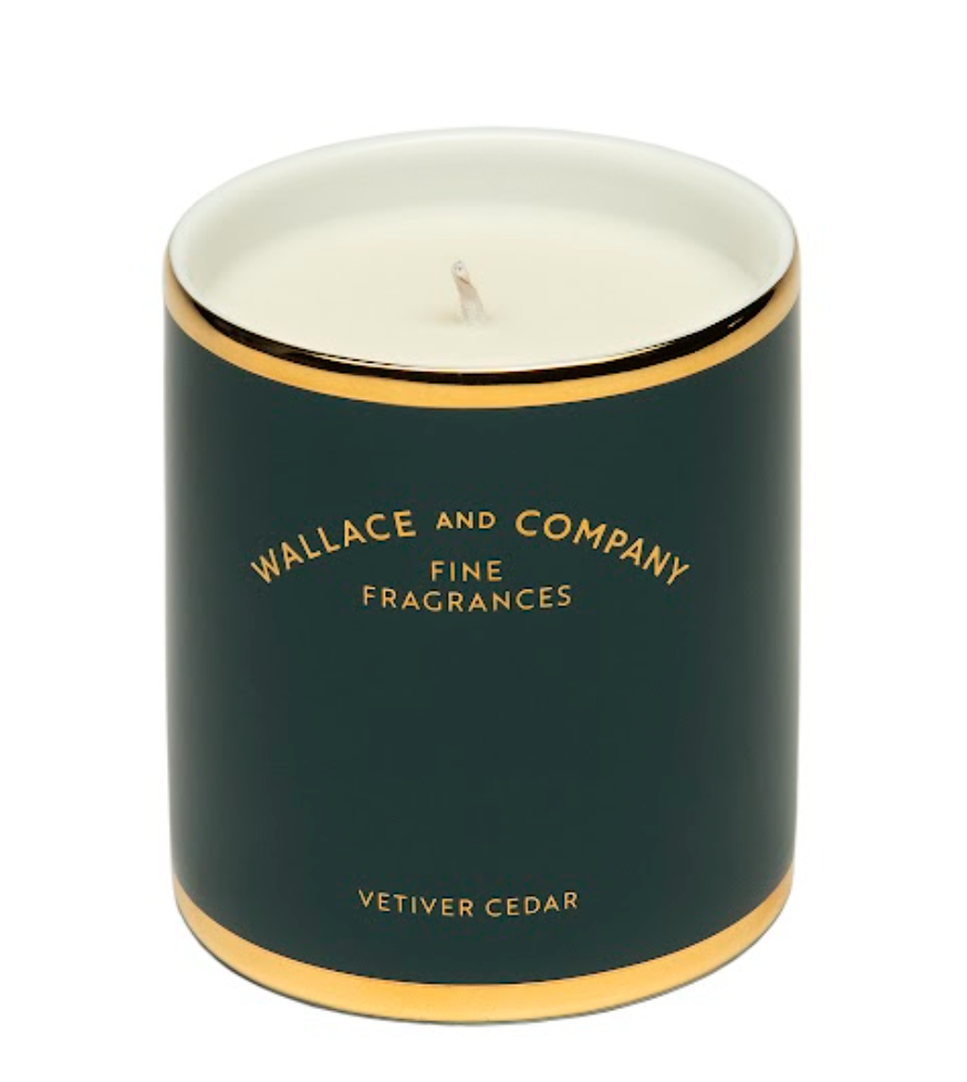 Vetiver Cedar Porcelain Candle 300 ml